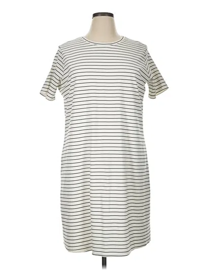 Pre-owned Christopher & Banks Casual Dress In Gray