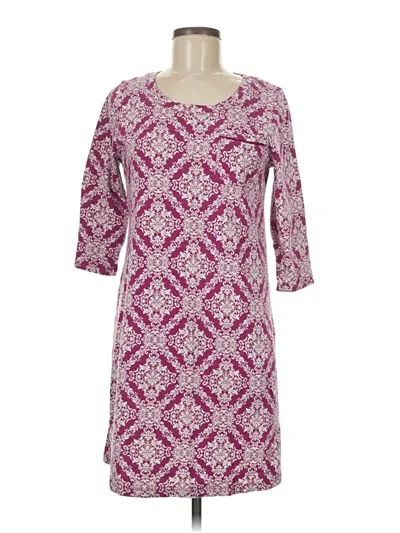 Pre-owned Christopher & Banks Casual Dress In Purple