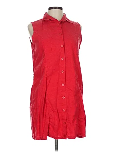 Pre-owned Christopher & Banks Casual Dress In Red