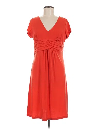 Pre-owned Christopher & Banks Casual Dress In Red