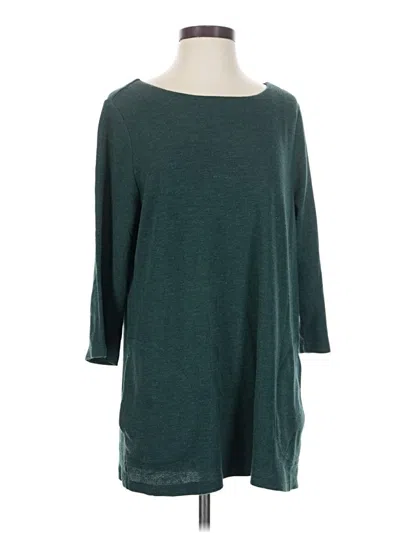 Pre-owned Christopher & Banks Casual Dress In Teal