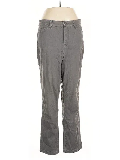 Pre-owned Christopher & Banks Casual Pants In Gray