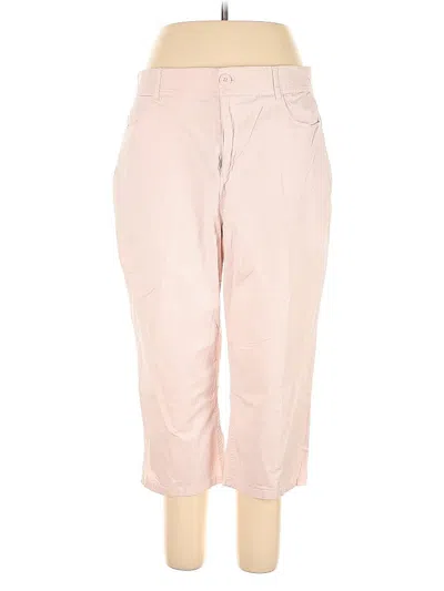 Pre-owned Christopher & Banks Casual Pants In Pink