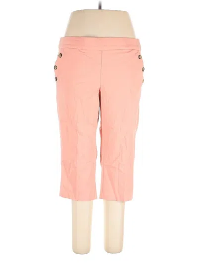 Pre-owned Christopher & Banks Casual Pants In Pink