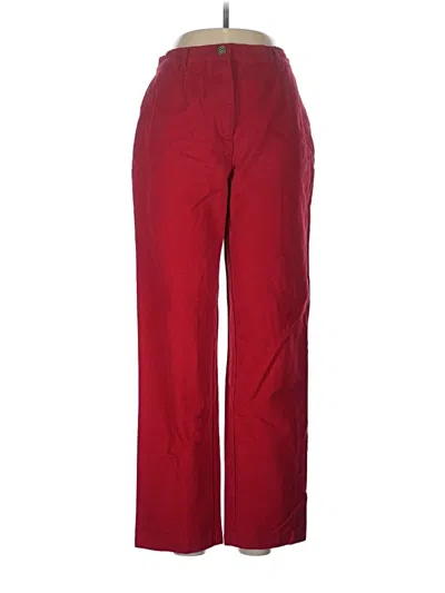 Pre-owned Christopher & Banks Casual Pants In Red