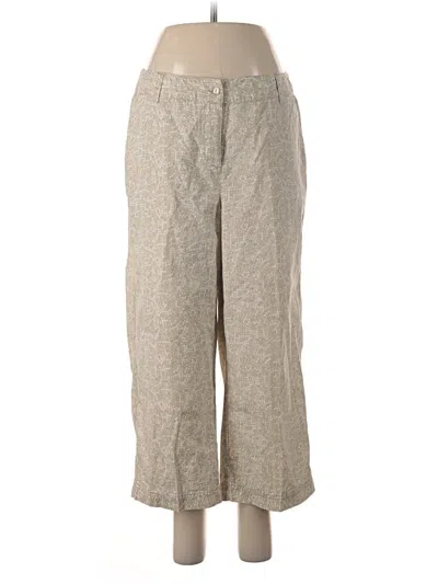 Pre-owned Christopher & Banks Casual Pants In Tan