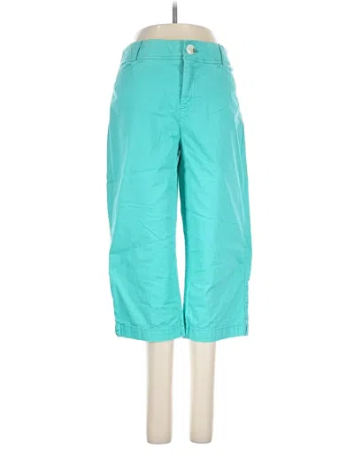 Pre-owned Christopher & Banks Casual Pants In Teal