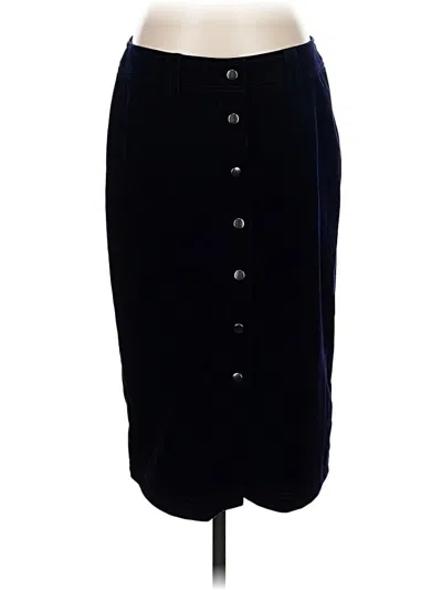 Pre-owned Christopher & Banks Casual Skirt In Black