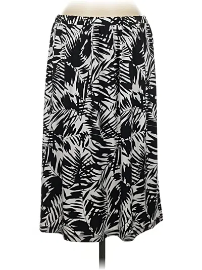 Pre-owned Christopher & Banks Casual Skirt In Black