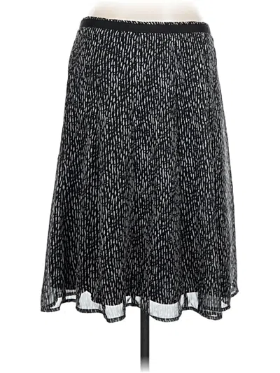 Pre-owned Christopher & Banks Casual Skirt In Black
