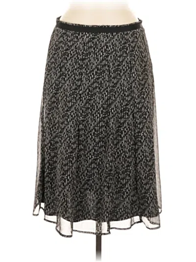 Pre-owned Christopher & Banks Casual Skirt In Black
