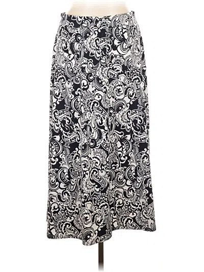 Pre-owned Christopher & Banks Casual Skirt In Black