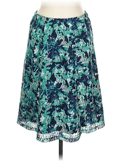 Pre-owned Christopher & Banks Casual Skirt In Blue