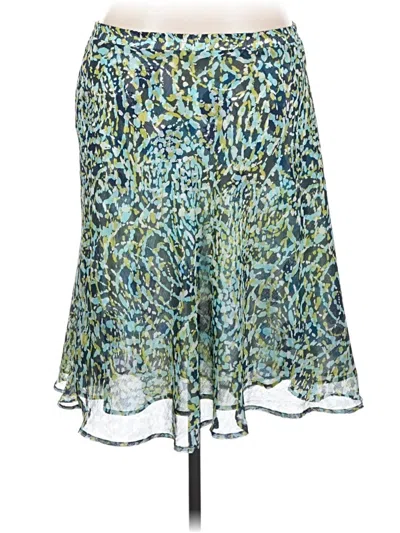 Pre-owned Christopher & Banks Casual Skirt In Blue