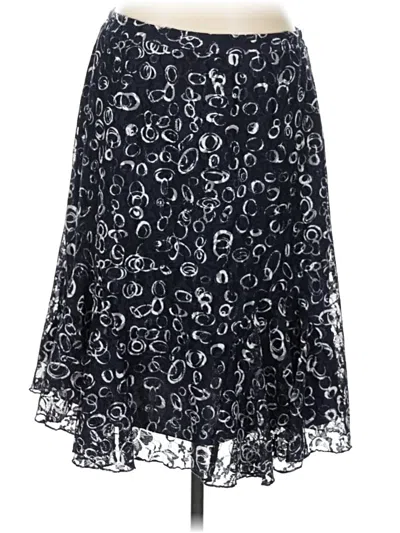 Pre-owned Christopher & Banks Casual Skirt In Blue