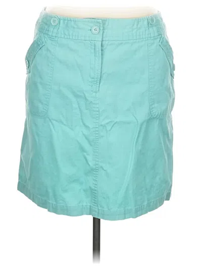 Pre-owned Christopher & Banks Casual Skirt In Blue