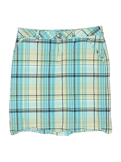 Pre-owned Christopher & Banks Casual Skirt In Blue