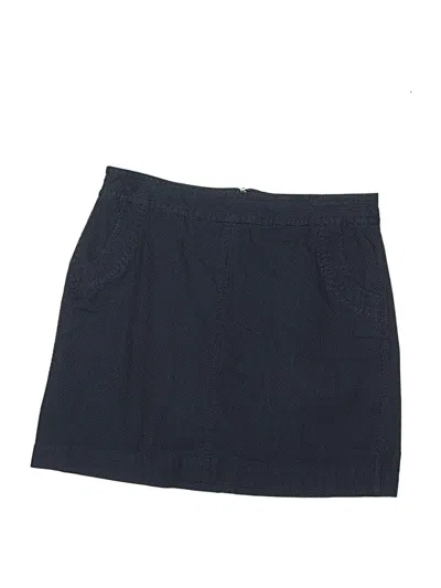 Pre-owned Christopher & Banks Casual Skirt In Blue