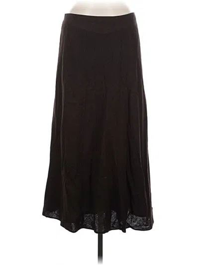 Pre-owned Christopher & Banks Casual Skirt In Brown