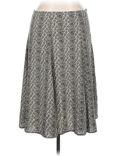 Pre-owned Christopher & Banks Casual Skirt In Gray