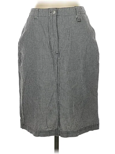 Pre-owned Christopher & Banks Casual Skirt In Gray