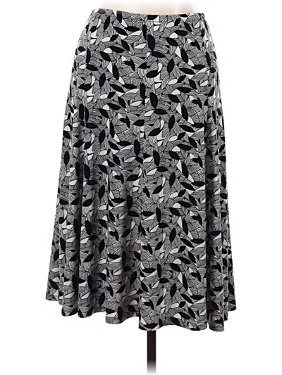Pre-owned Christopher & Banks Casual Skirt In Gray