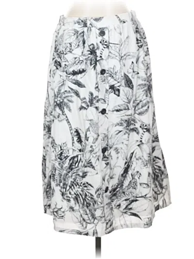 Pre-owned Christopher & Banks Casual Skirt In Gray