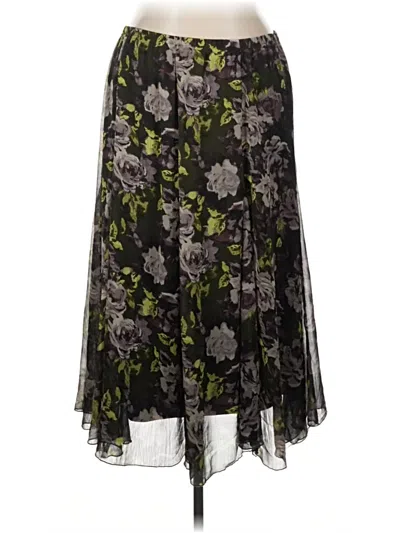 Pre-owned Christopher & Banks Casual Skirt In Green