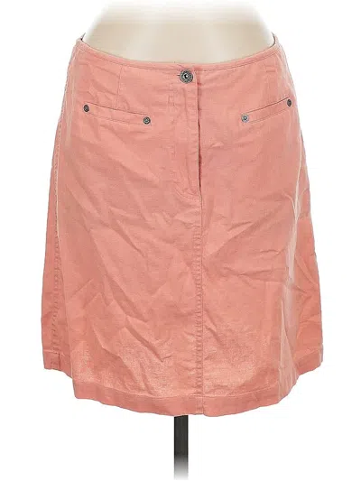 Pre-owned Christopher & Banks Casual Skirt In Orange