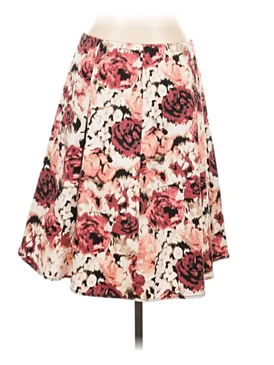 Pre-owned Christopher & Banks Casual Skirt In Pink