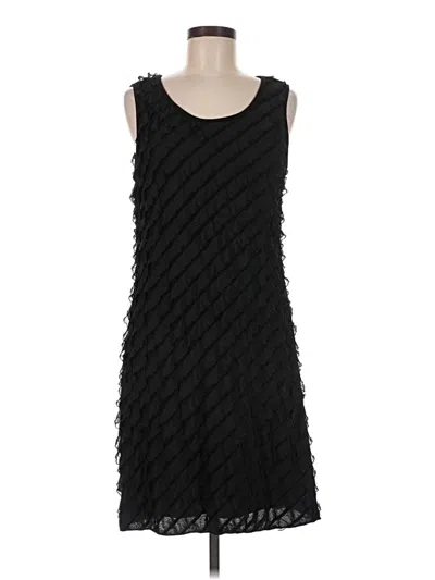 Pre-owned Christopher & Banks Cocktail Dress In Black
