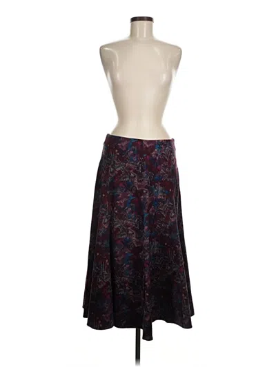 Pre-owned Christopher & Banks Cocktail Dress In Burgundy