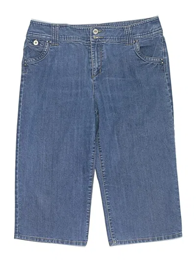 Pre-owned Christopher & Banks Denim Shorts In Blue
