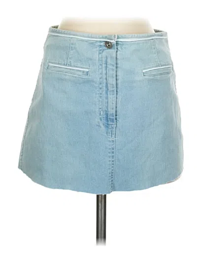 Pre-owned Christopher & Banks Denim Skirt In Blue
