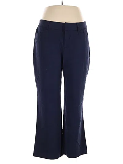 Pre-owned Christopher & Banks Dress Pants In Blue