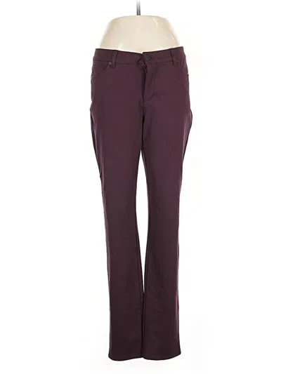 Pre-owned Christopher & Banks Dress Pants In Burgundy