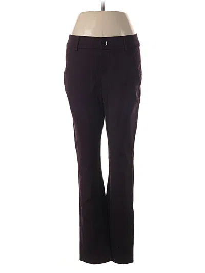 Pre-owned Christopher & Banks Dress Pants In Burgundy