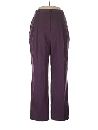 Pre-owned Christopher & Banks Dress Pants In Purple