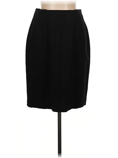 Pre-owned Christopher & Banks Formal Skirt In Black