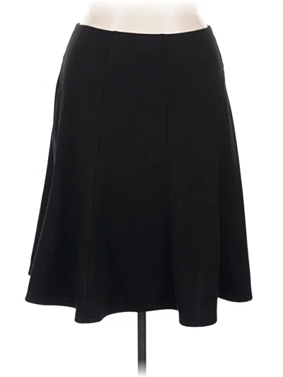 Pre-owned Christopher & Banks Formal Skirt In Black