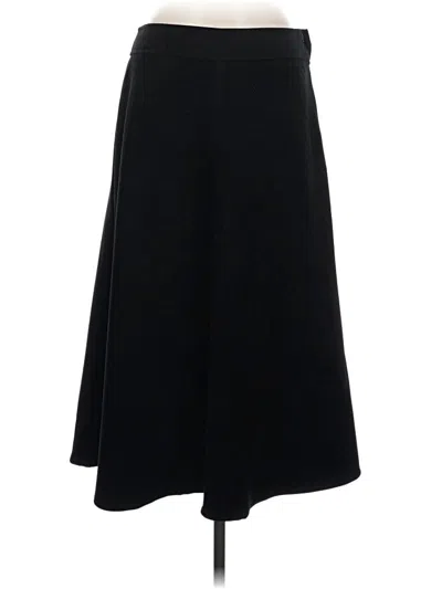 Pre-owned Christopher & Banks Formal Skirt In Black