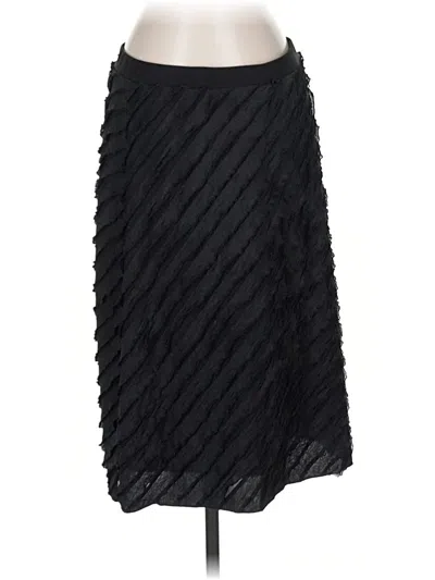 Pre-owned Christopher & Banks Formal Skirt In Black