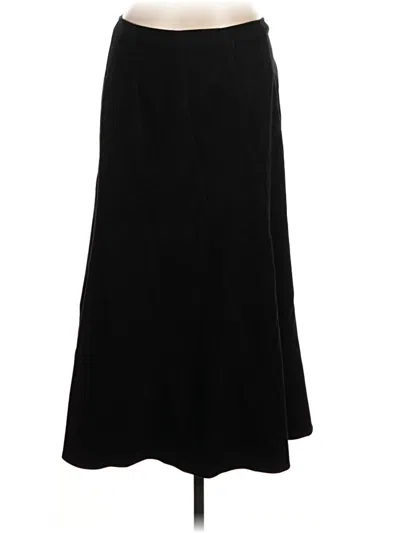 Pre-owned Christopher & Banks Formal Skirt In Black
