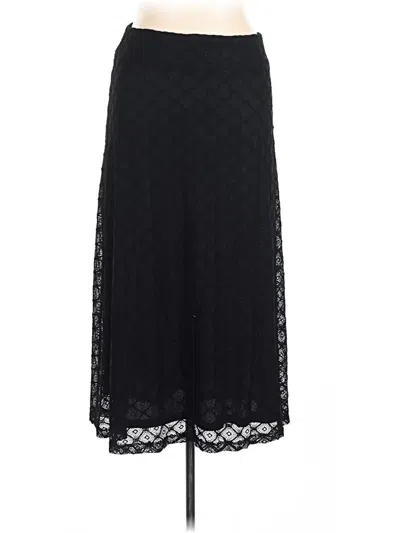 Pre-owned Christopher & Banks Formal Skirt In Black