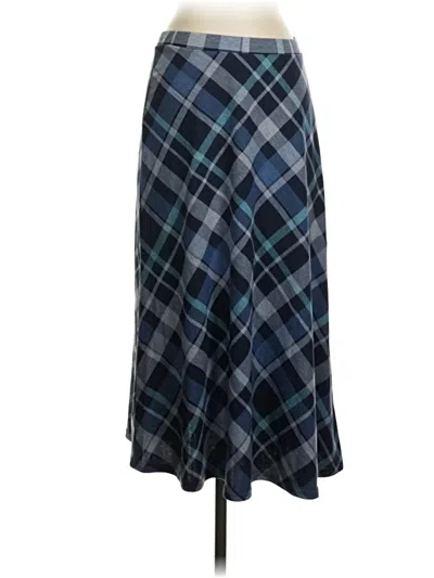 Pre-owned Christopher & Banks Formal Skirt In Blue