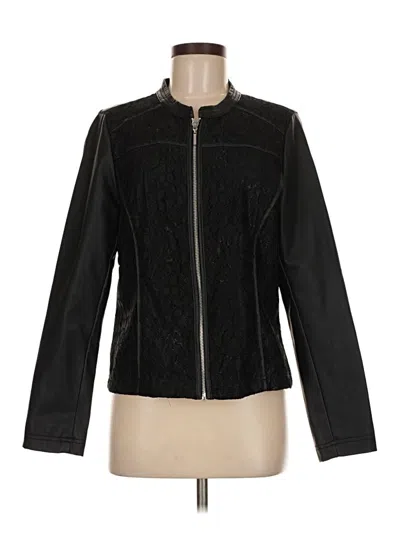 Pre-owned Christopher & Banks Jacket In Black