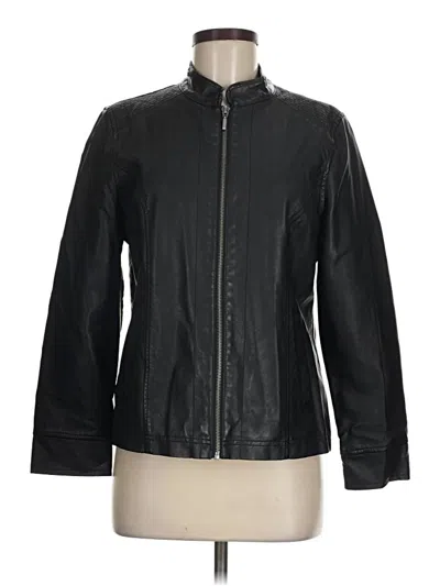 Pre-owned Christopher & Banks Jacket In Black