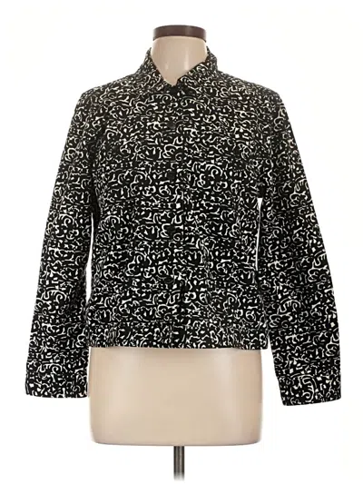 Pre-owned Christopher & Banks Jacket In Black