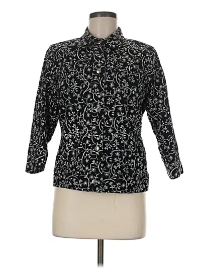 Pre-owned Christopher & Banks Jacket In Black