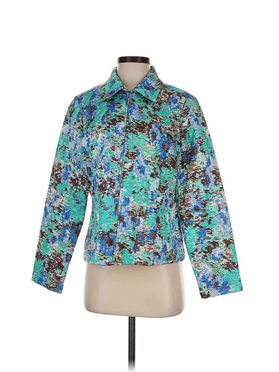 Pre-owned Christopher & Banks Jacket In Blue